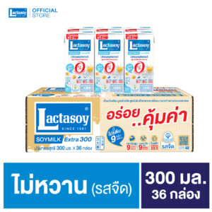 แลคตาซอย ไม่หวาน 300 มล.